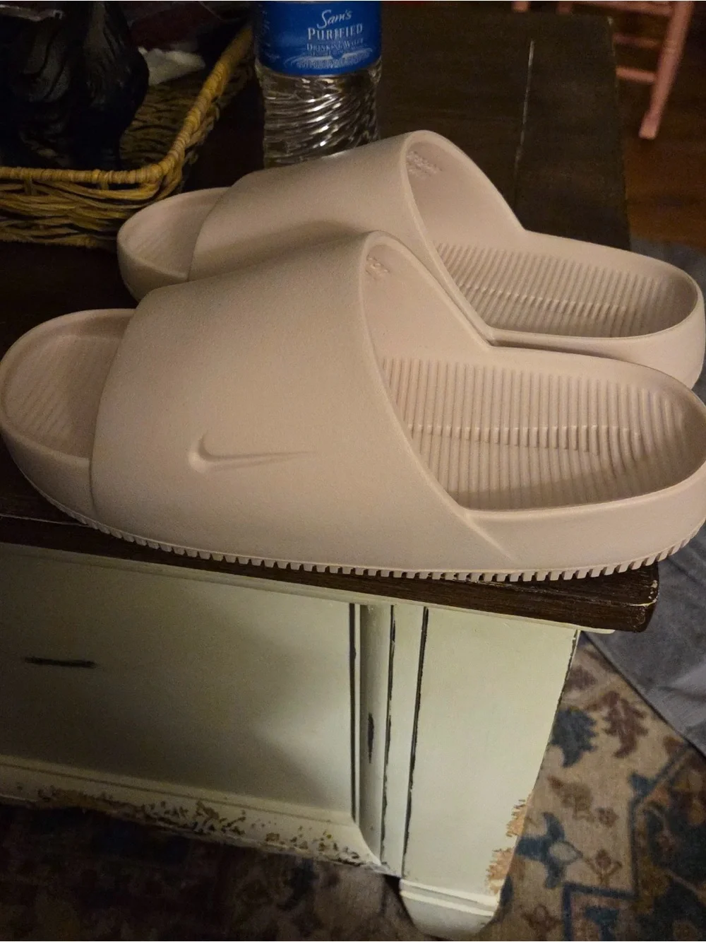 Nike calm Slide Sandals with Subtle Swoosh